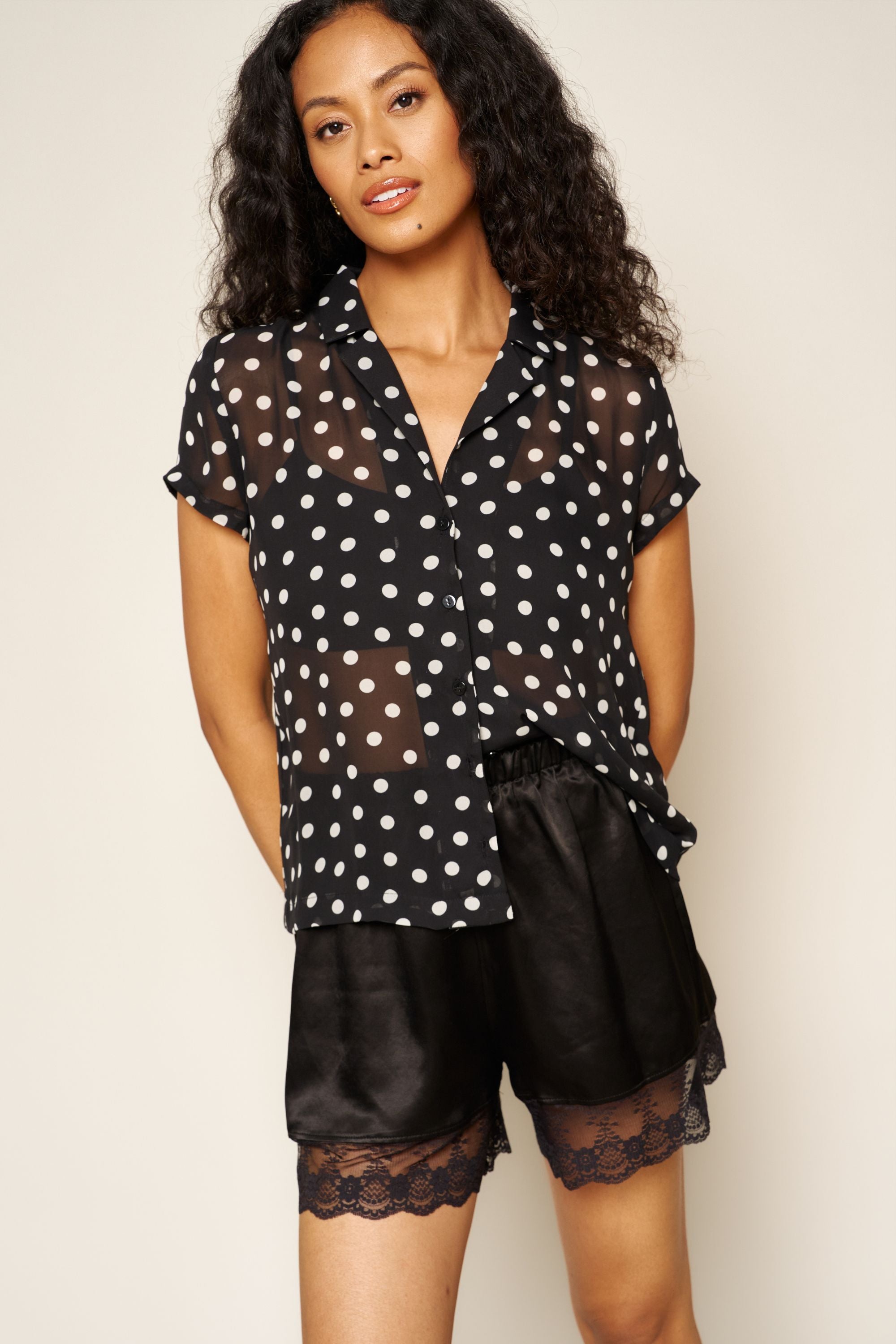 Marissa Boxer Short in Silky Black - Whimsy & Row
