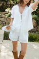 Marissa Boxer Short in White Embroidery