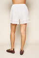 Marissa Boxer Short in White Embroidery