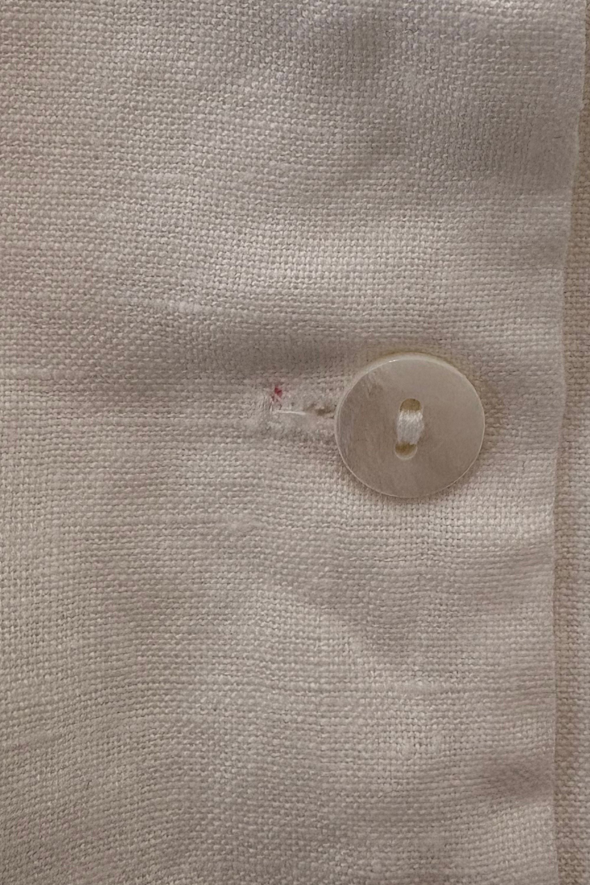 Sample Sale Bowie Vest in White Linen - Whimsy & Row
