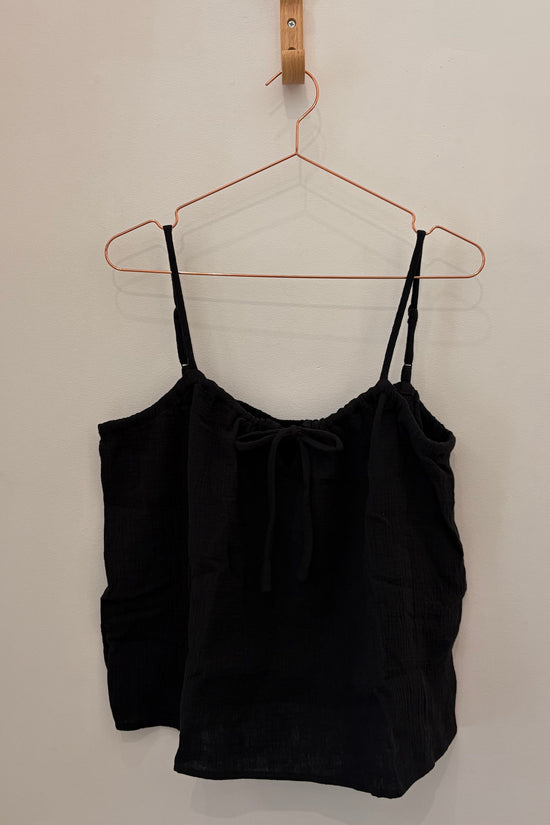 Sample Sale Sofia Top in Black Gauze - Whimsy & Row