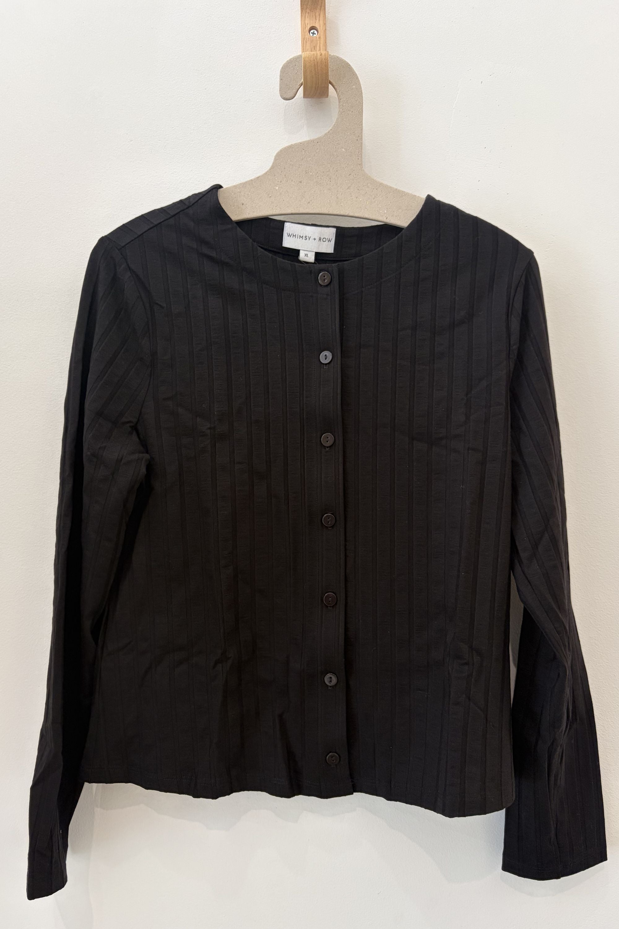 Sample Sale Coco Cardigan in Black - Whimsy & Row
