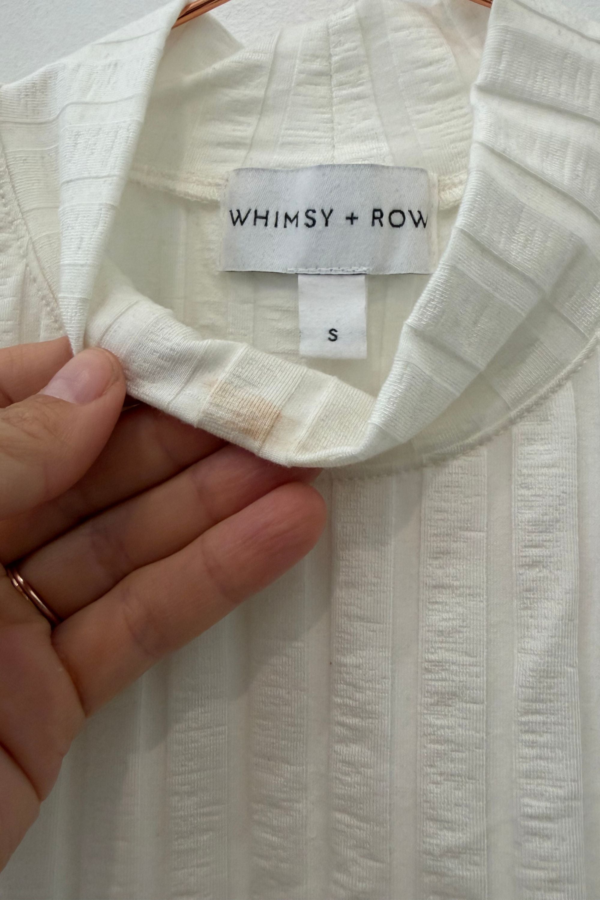 Sample Sale Madeline Tank in Cream - Whimsy & Row