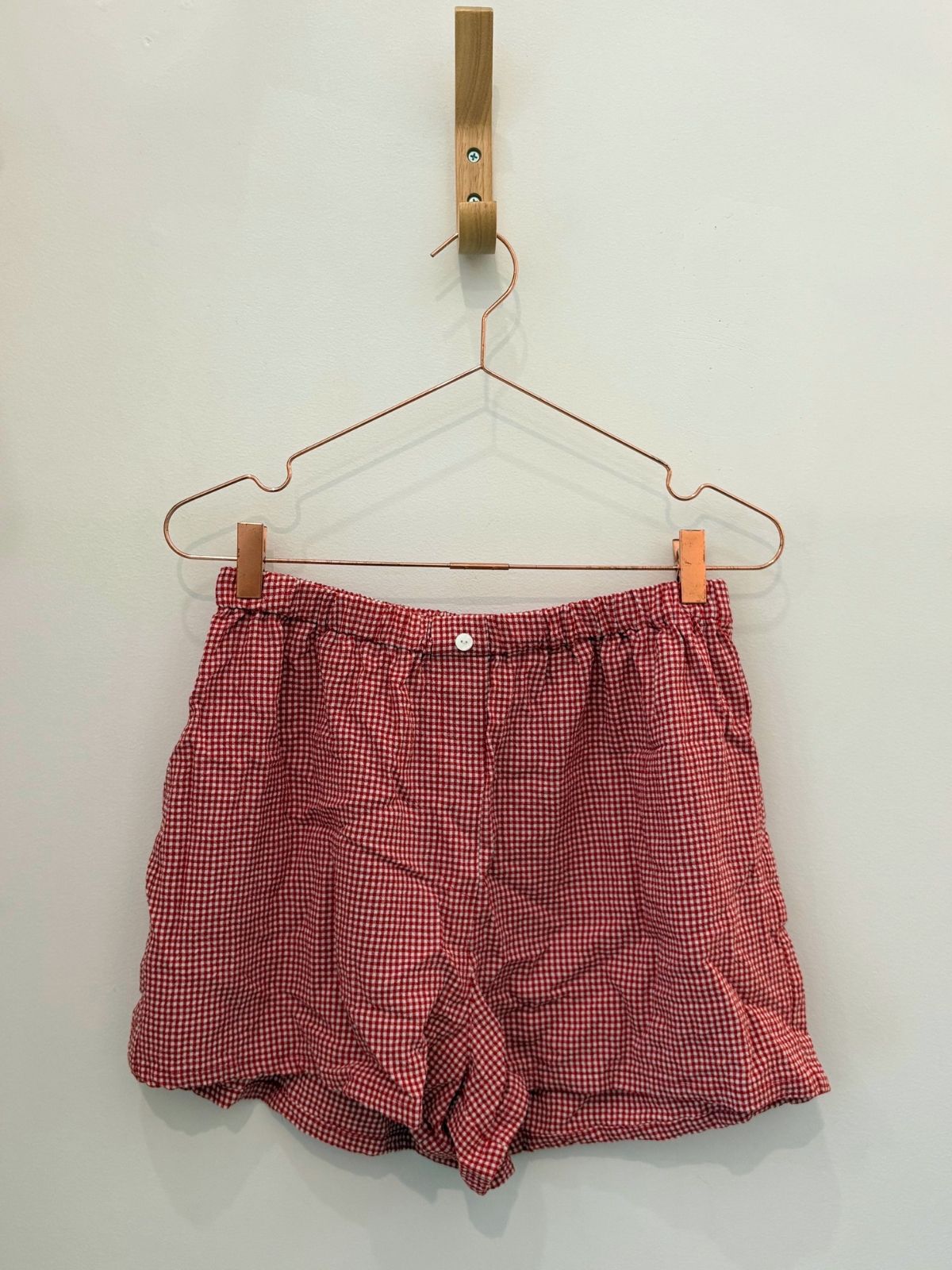Sample Sale Marissa Boxer Short in Red Gingham - Whimsy & Row