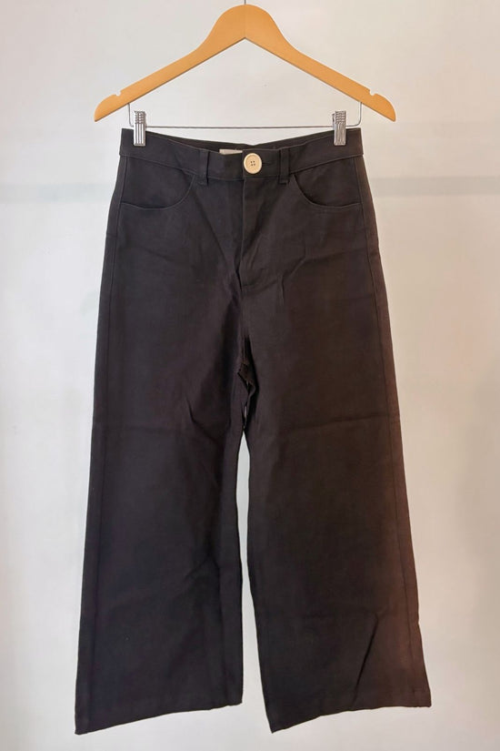 Sample Sale Flora Pant in Black - Whimsy & Row