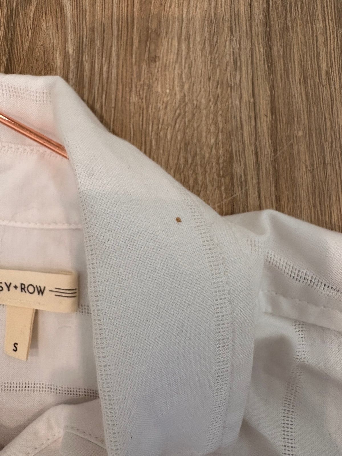 Sample Sale Peri Shirt in White Poplin - Whimsy & Row