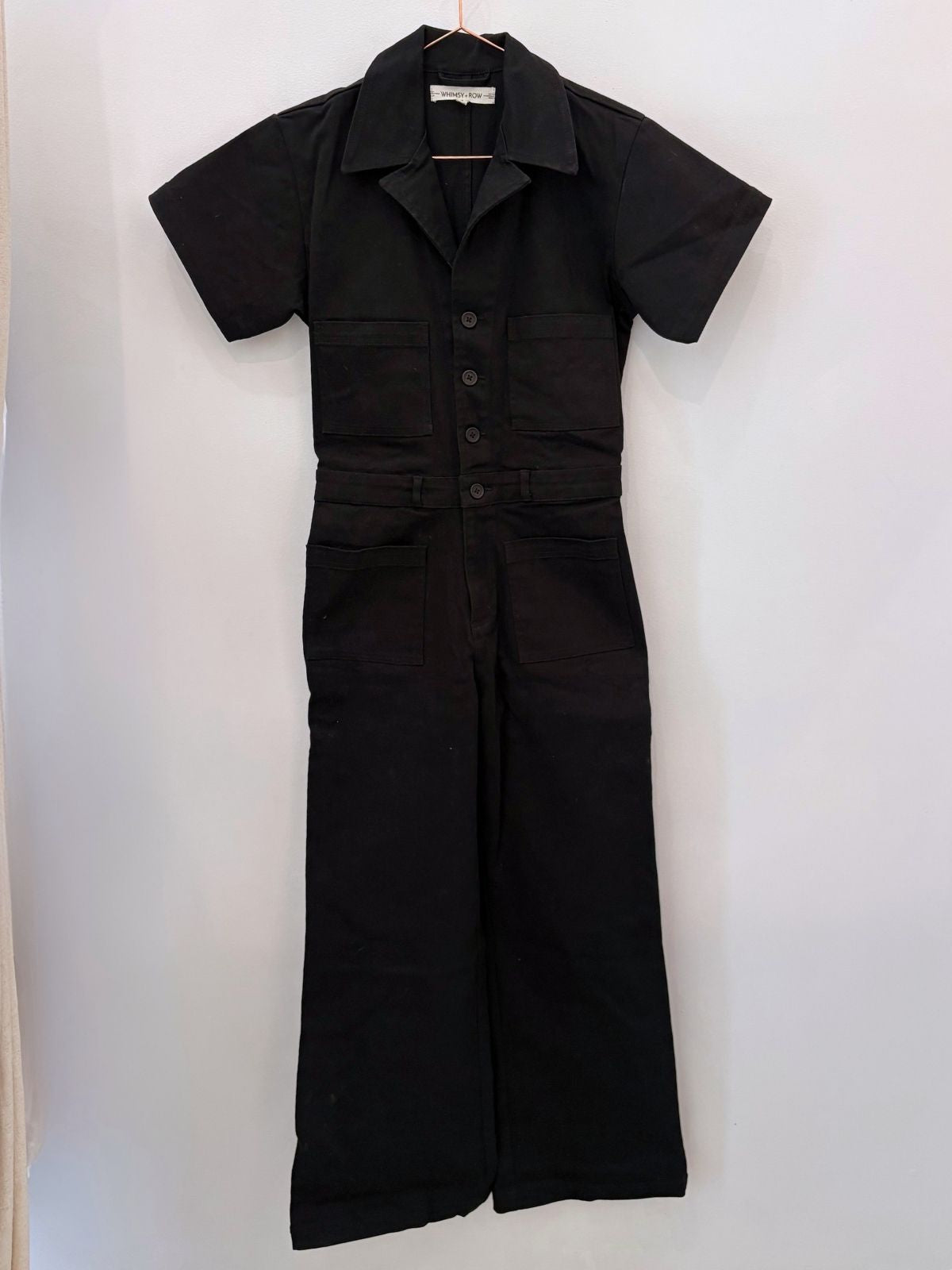 Sample Sale Logan Jumpsuit in Black - Whimsy & Row