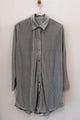 Sample Sale Eliza Dress in Steel Blue Plisse