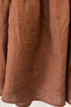 Sample Sale Harper Dress in Chocolate Linen