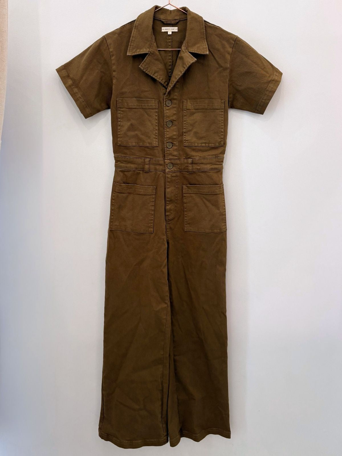 Sample Sale Logan Jumpsuit in Hunter - Whimsy & Row
