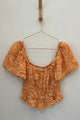 Sample Sale Top in Orange Zebra