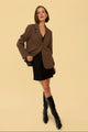 Parker Blazer in Brown Plaid
