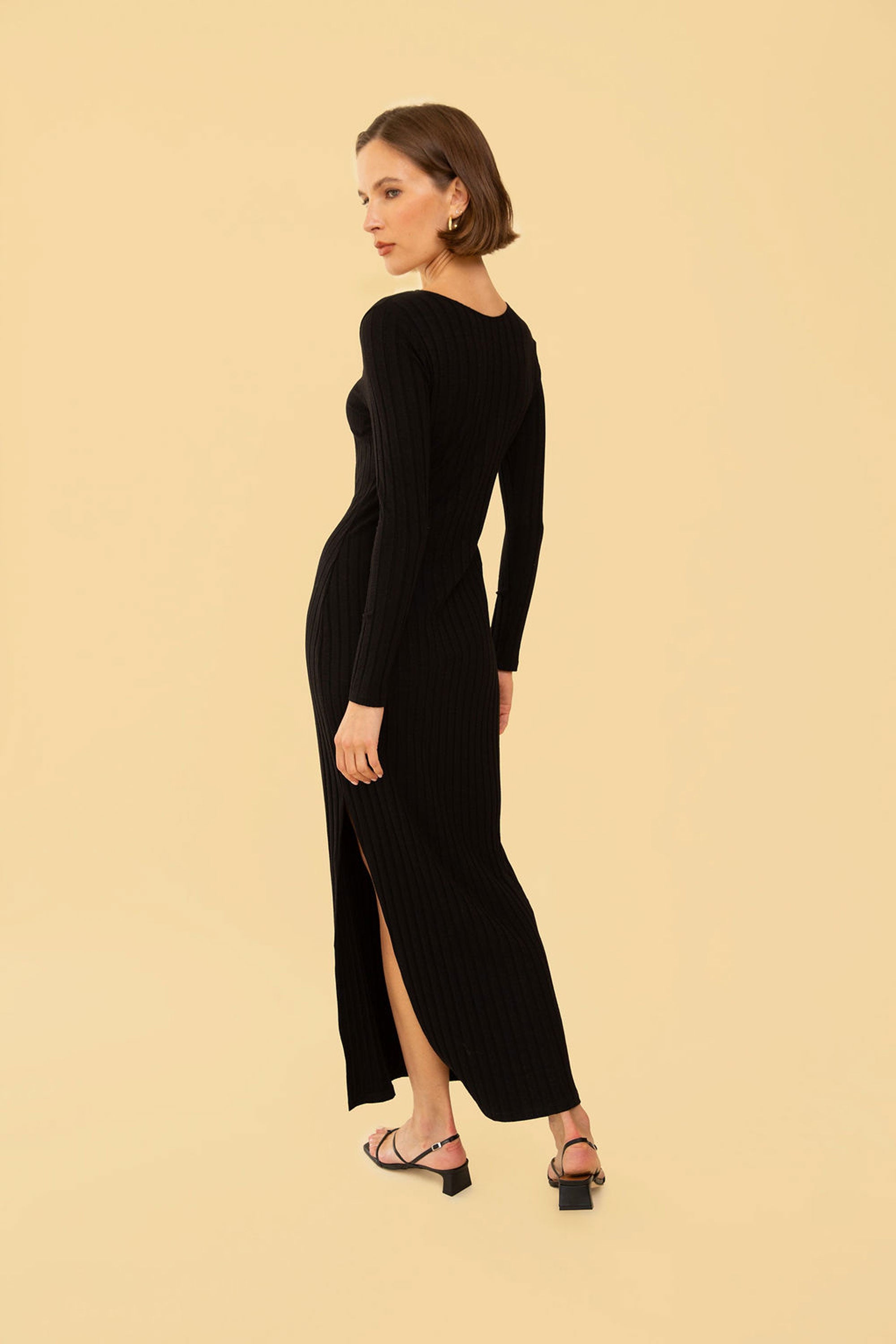 Sample Sale Ryan Dress in Black - Whimsy & Row