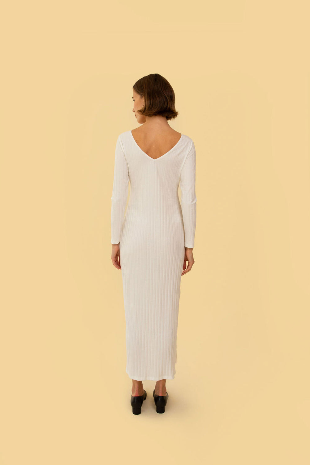 Ryan Dress in Cream - Whimsy & Row