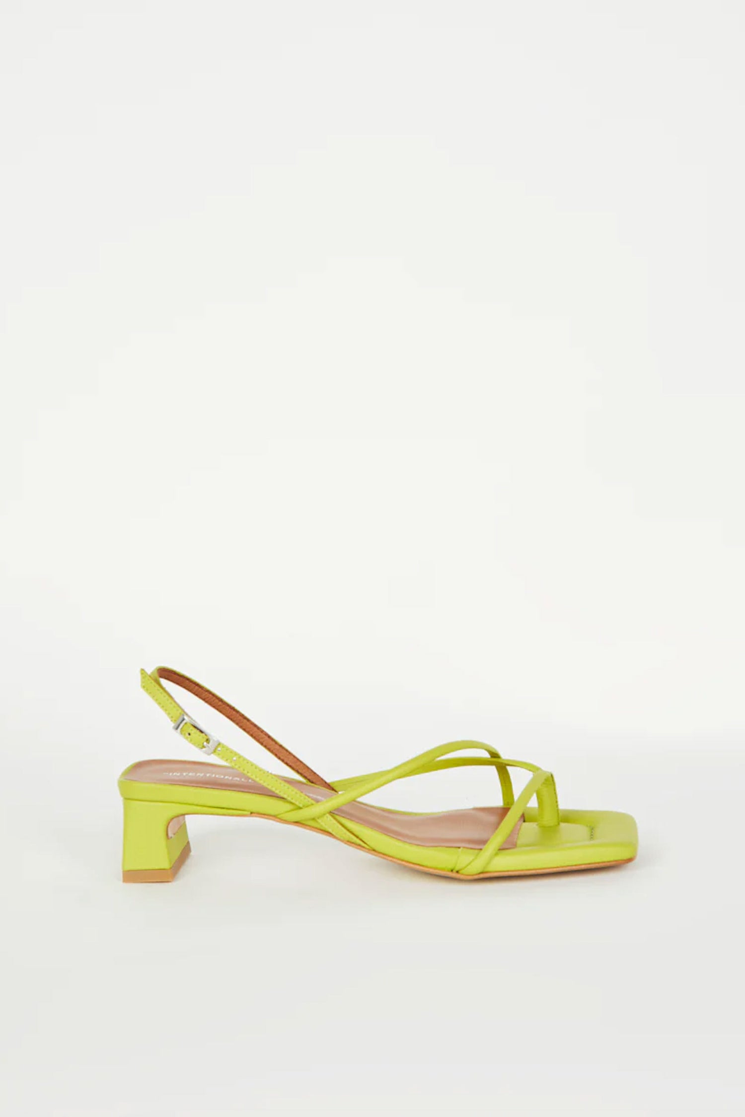 Intentionally Blank Fifi Heel in Neon Citrus