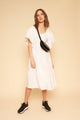 Sample Sale Rachel Dress in White Linen