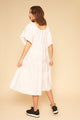 Sample Sale Rachel Dress in White Linen