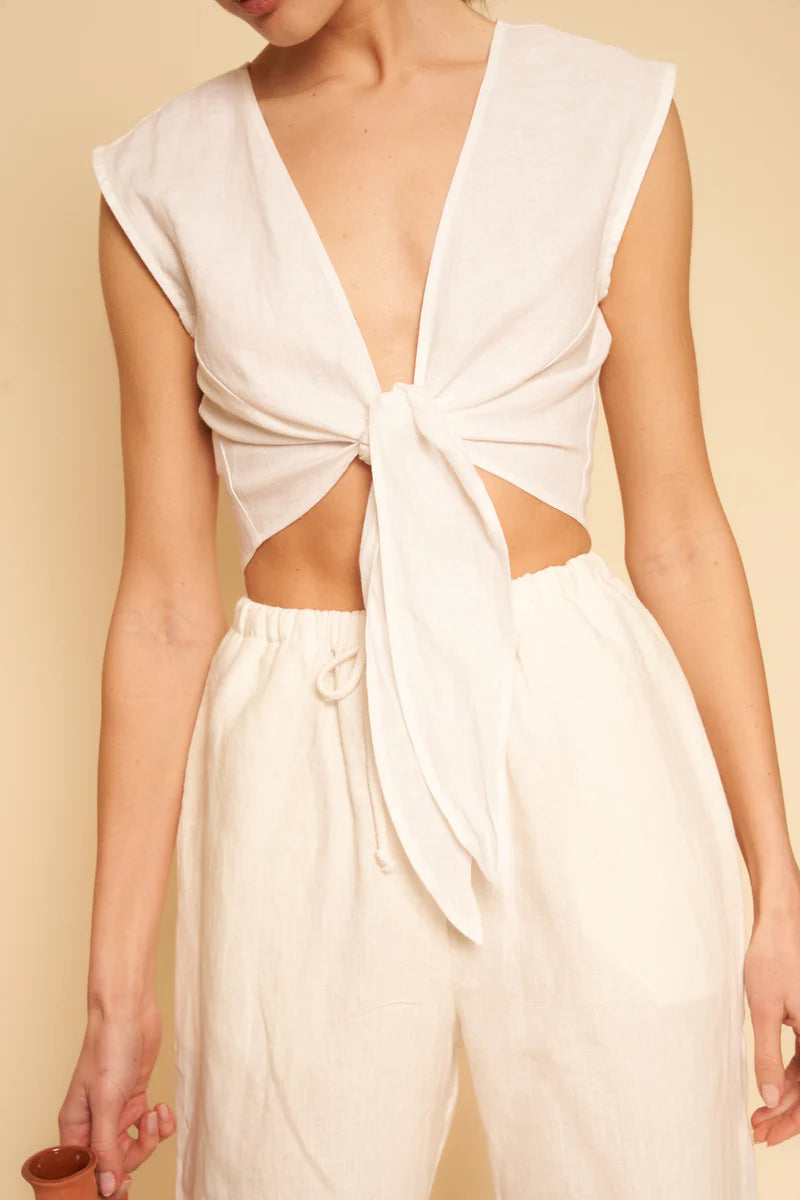 Sample Sale Valentina Top in White