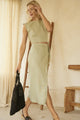 Sample Sale Valentina Skirt in Sage Linen