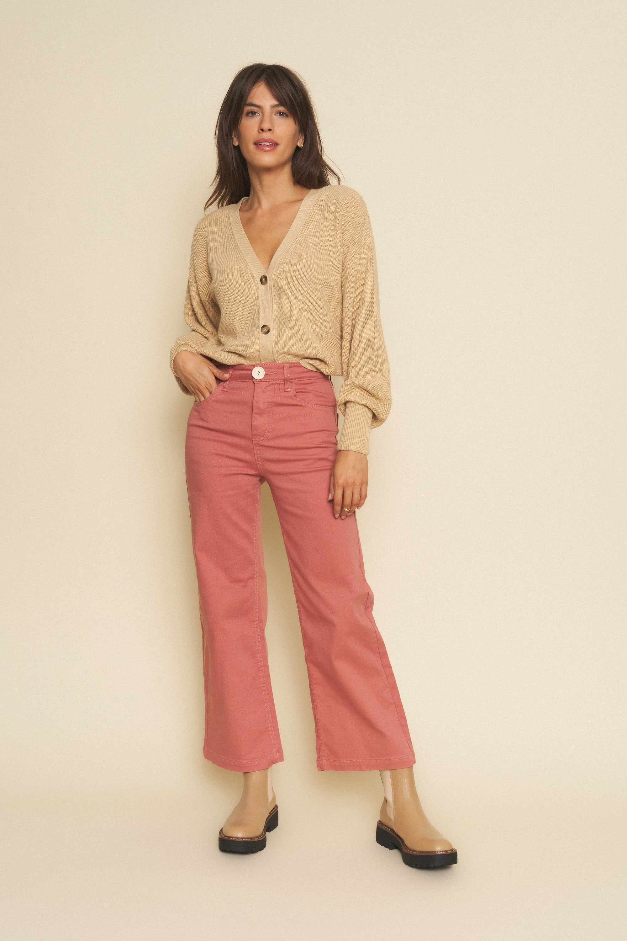 Sample Sale Flora Pant in Terracotta - Whimsy & Row