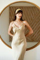 Bonnie Dress in Silky Gold