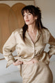 Sample Sale Denise Top in Gold Silky