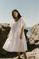Sample Sale Rachel Dress in White Linen