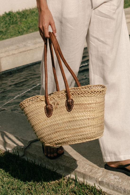 Natural Spanish Straw Bag - Whimsy & Row