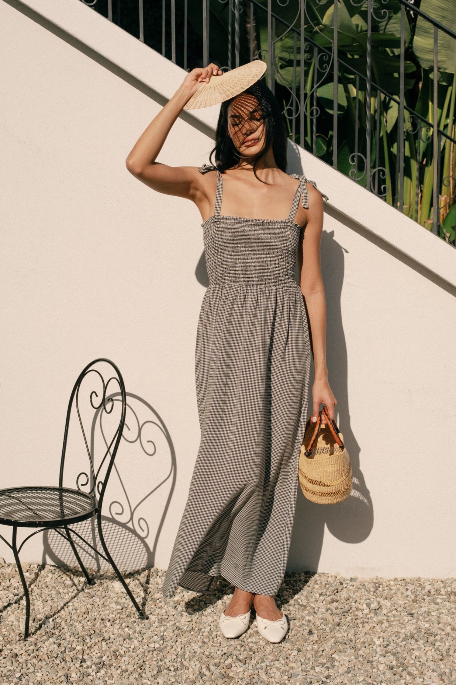 Sophie Dress in Black Gingham