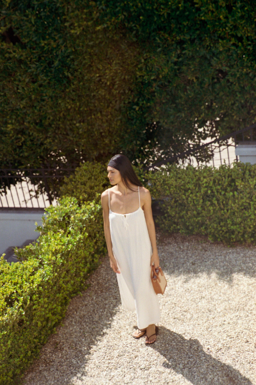 Soliel Dress in Cream Gauze - Whimsy & Row
