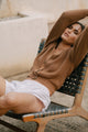 Marissa Short in White Poplin