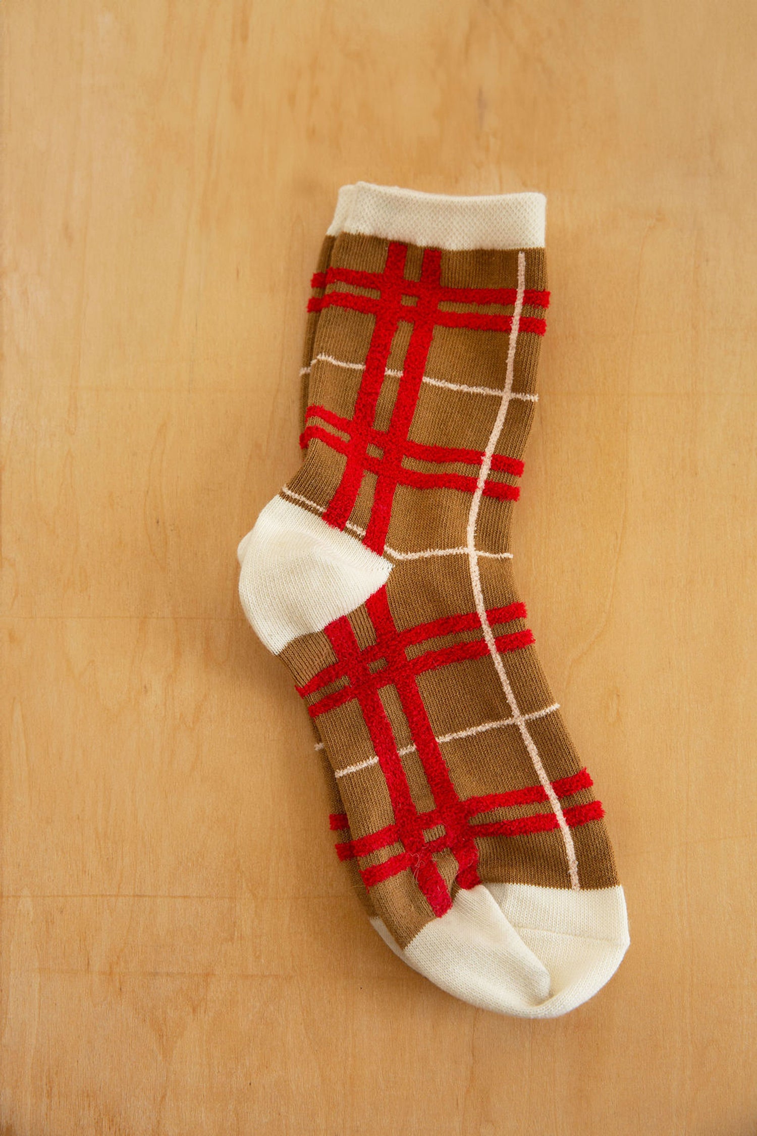 Hansel from Basel Boucle Plaid Crew