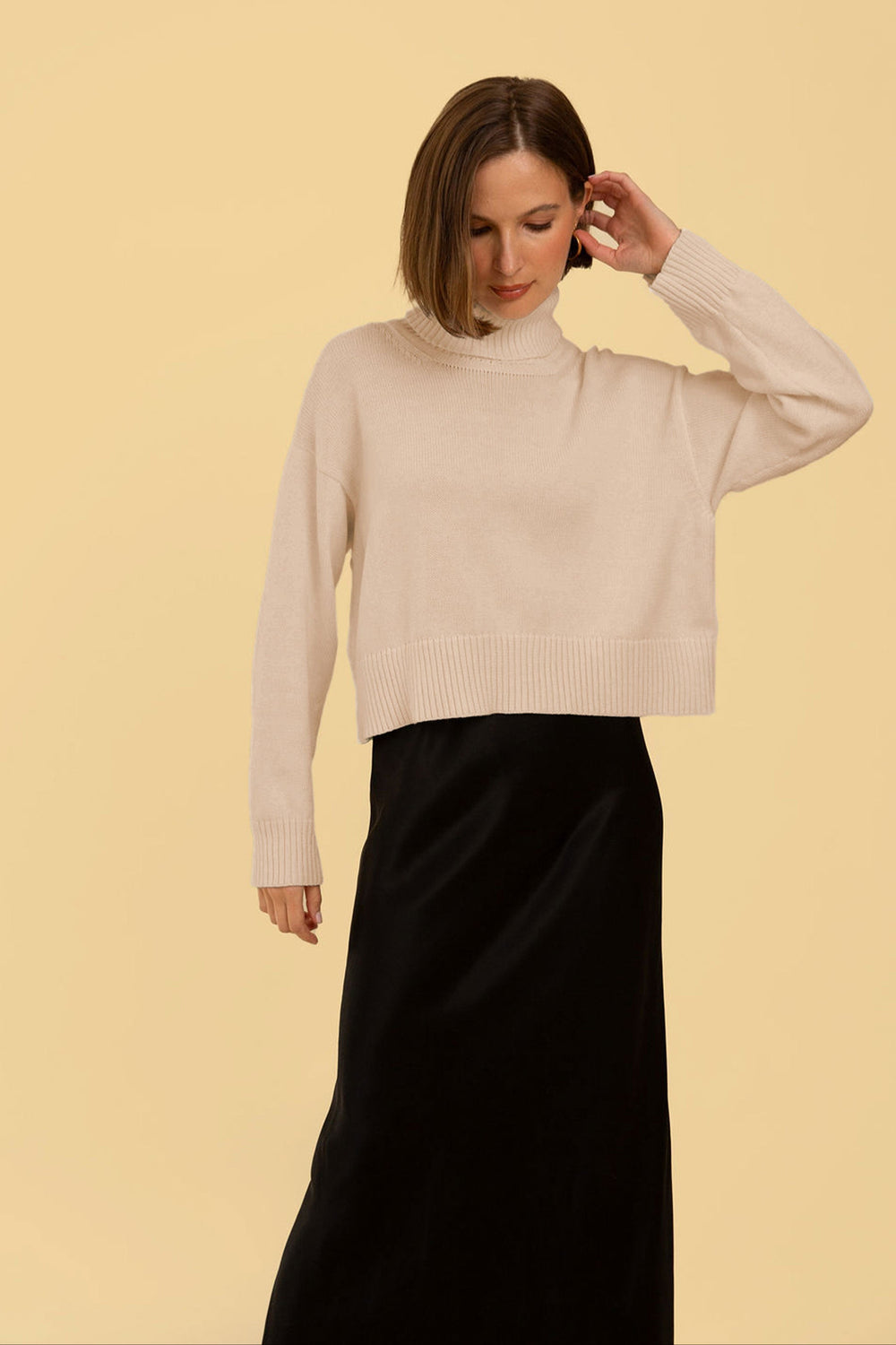 Penelope Pullover in Oatmeal - Whimsy & Row