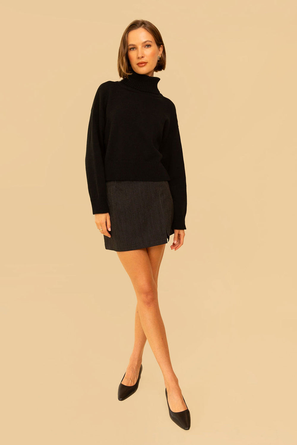 Penelope Pullover in Black - Whimsy & Row