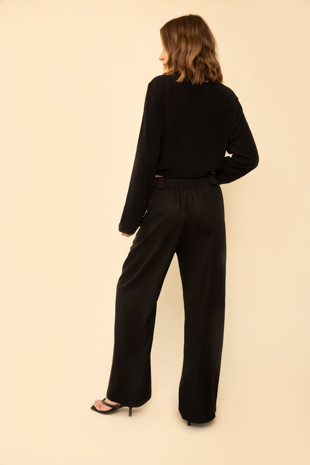 Leanna Pant in Black - Whimsy & Row