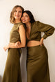 Donna Skirt in Silky Hunter