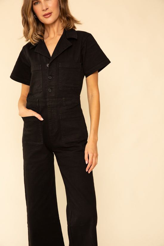 Logan Jumpsuit in Black - Whimsy & Row