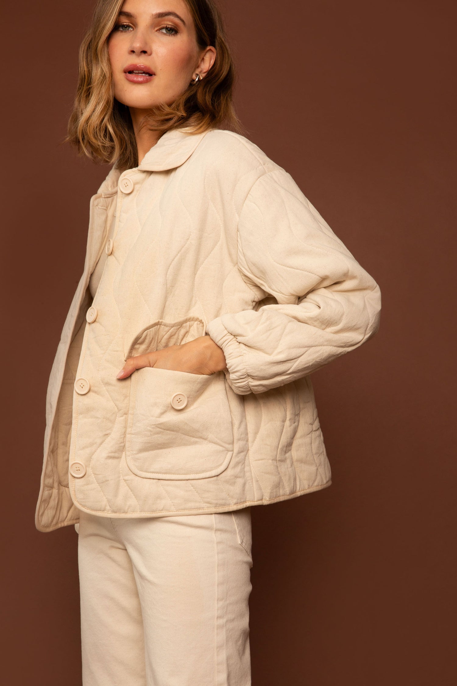 Liam Jacket in Natural