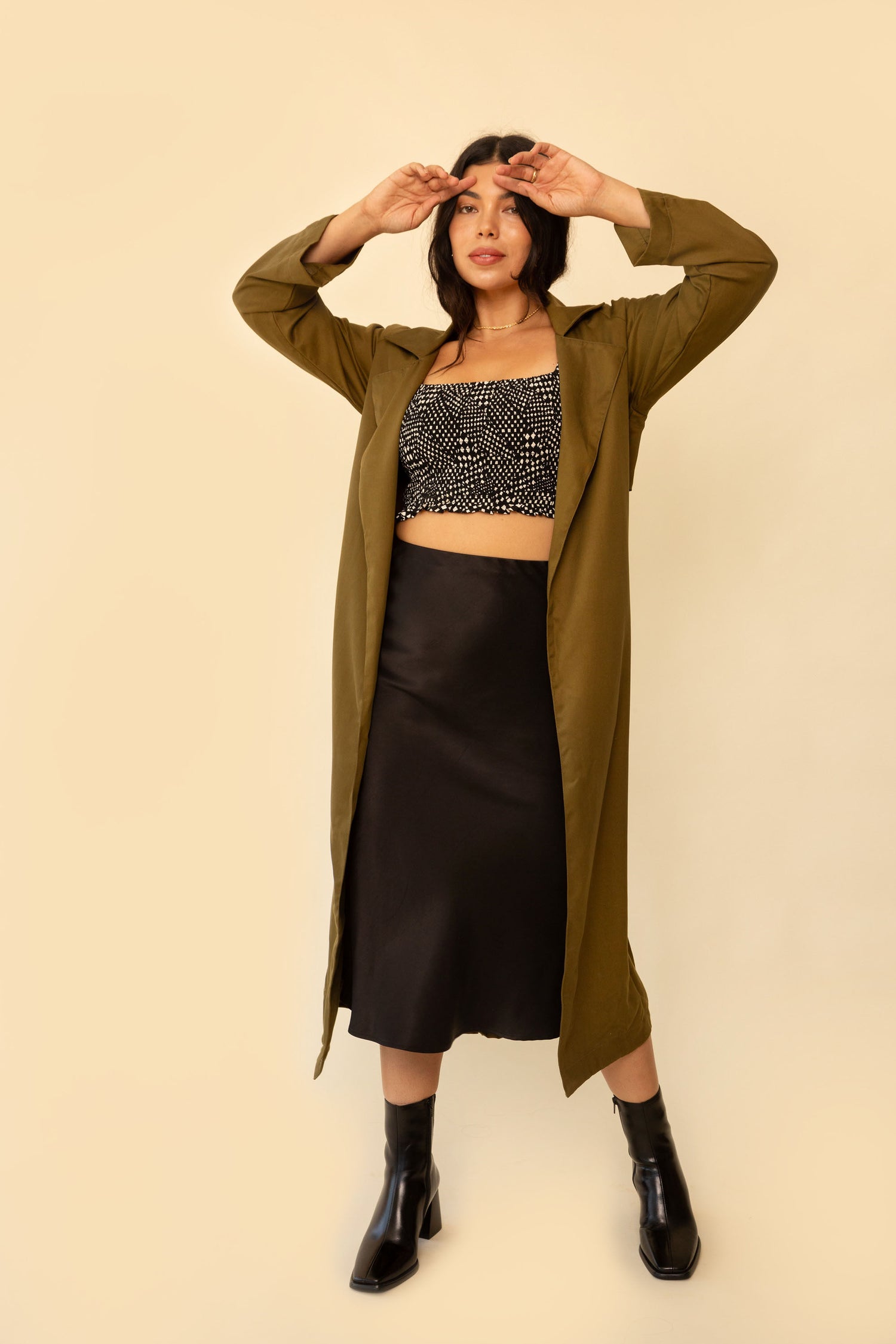 Donna Skirt in Silky Black