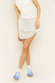 Bella Skirt in Stripe Linen