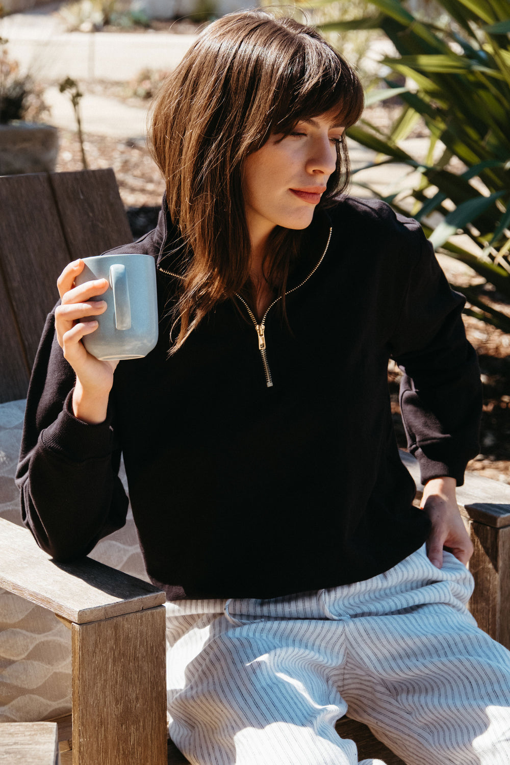 Diana Pullover in Black - Whimsy & Row