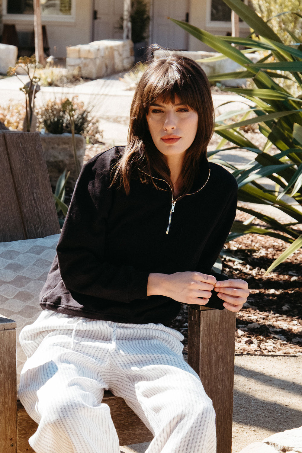 Diana Pullover in Black - Whimsy & Row