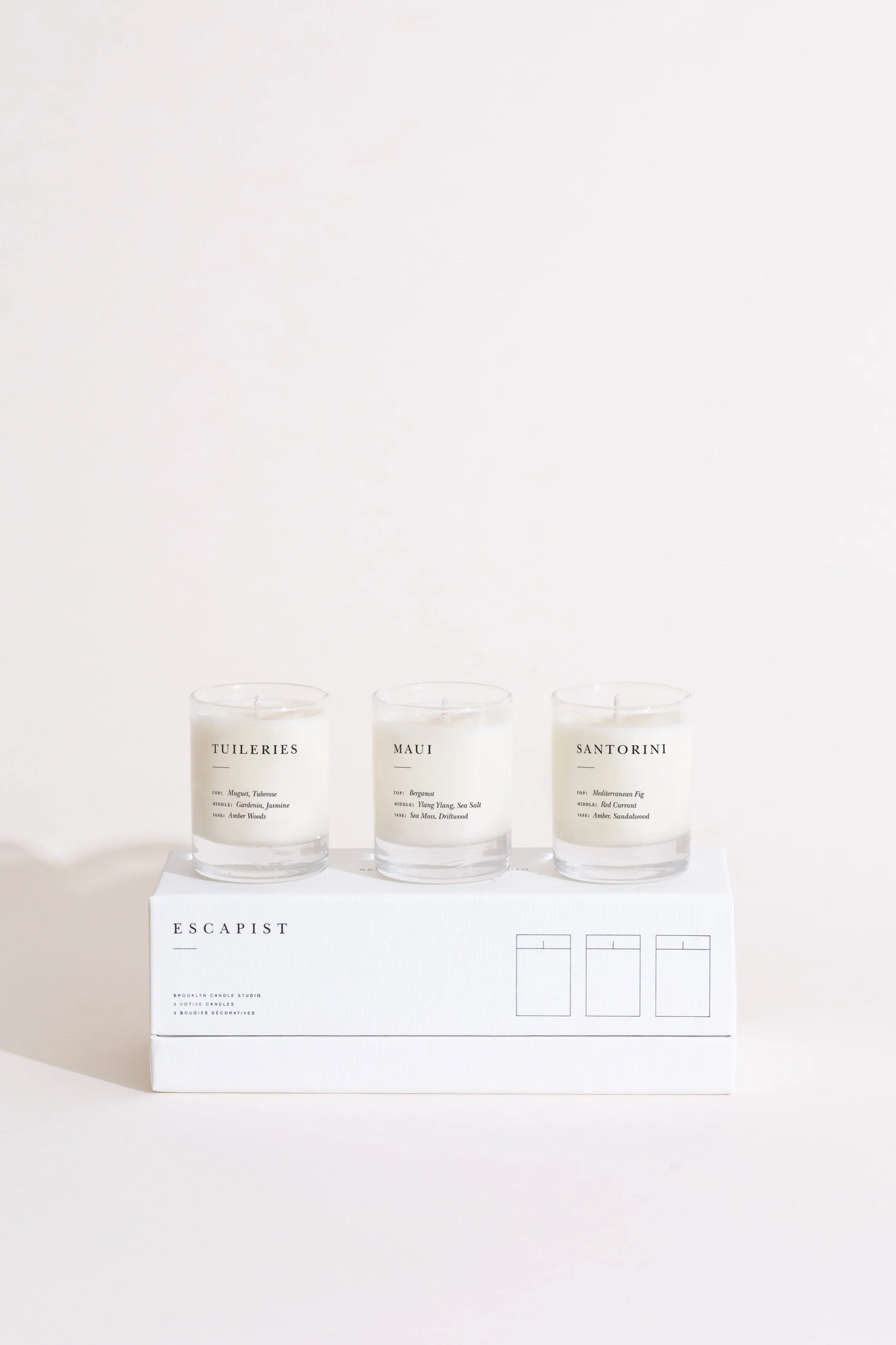Brooklyn Candle Studio Mini Candle Set : Fresh + Floral - Whimsy & Row