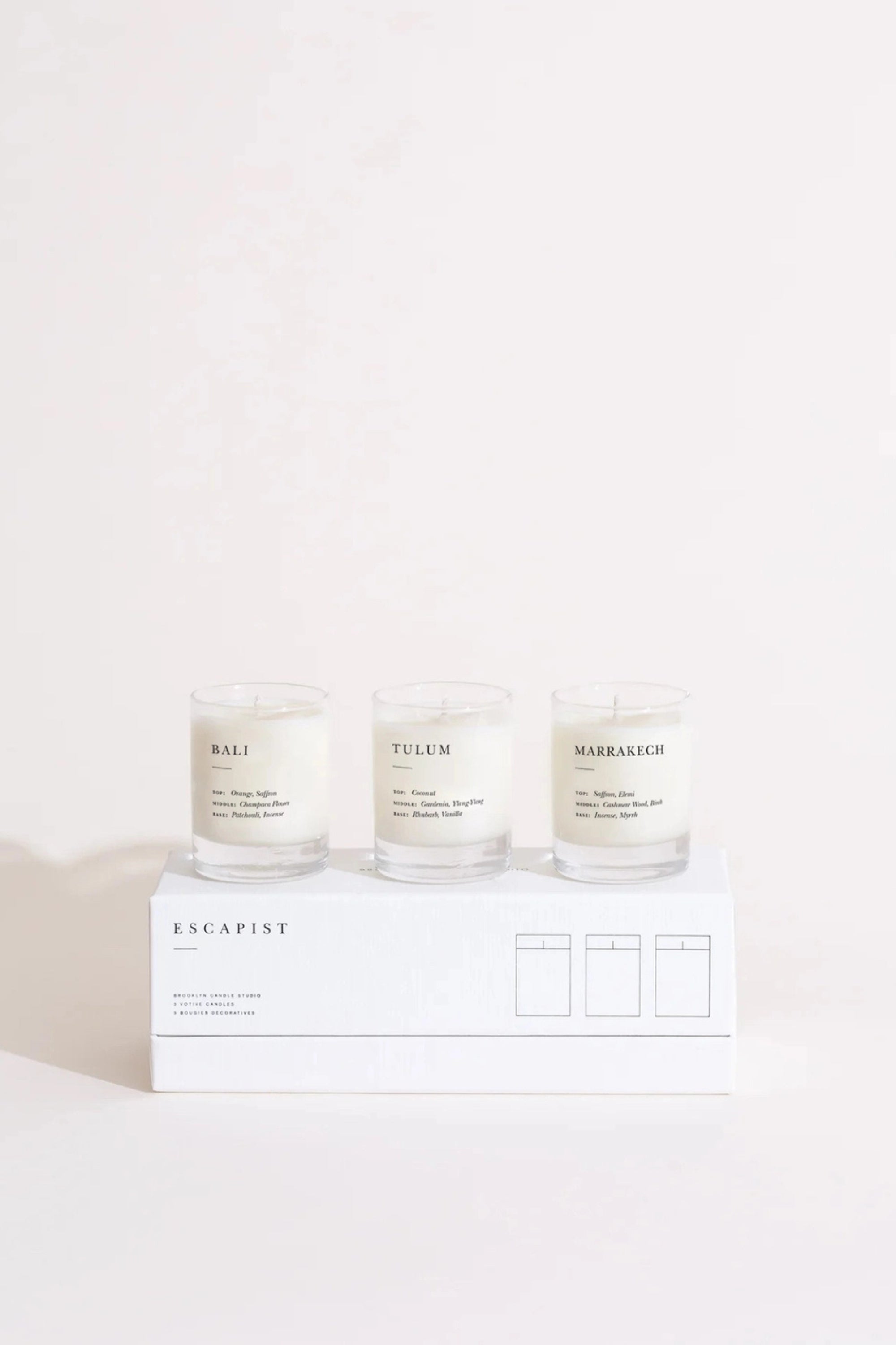Brooklyn Candle Studio Mini Candle Set : Wanderlust - Whimsy & Row