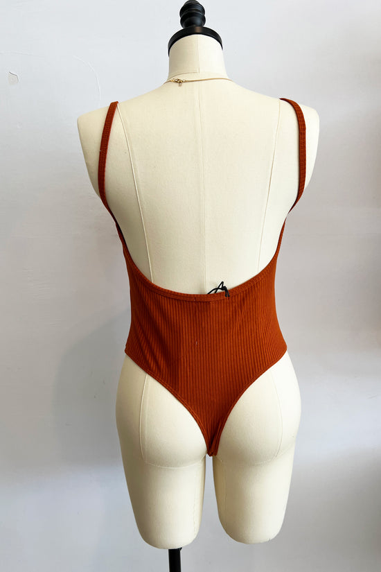 Sample Sale Maria Bodysuit in Rust - Whimsy & Row