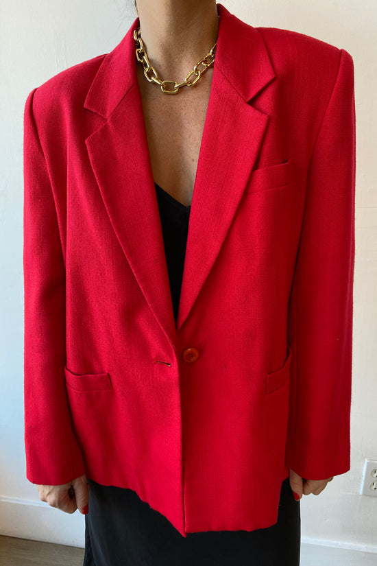 Vintage Worthington Red Blazer - Whimsy & Row