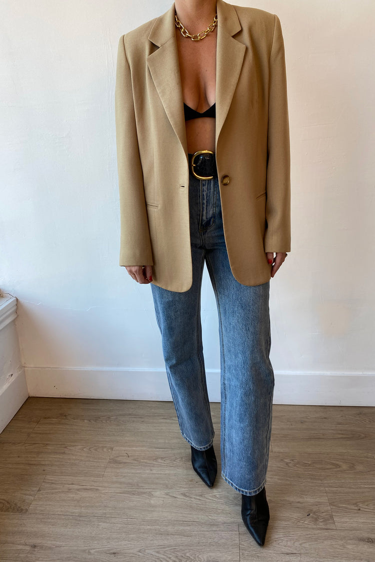 Vintage Harlan Camel Blazer - Whimsy & Row
