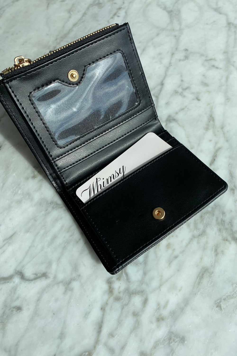 Melie Bianco Tish Wallet in Black - Whimsy & Row