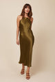 Sample Sale Fiona Dress in Silky Hunter