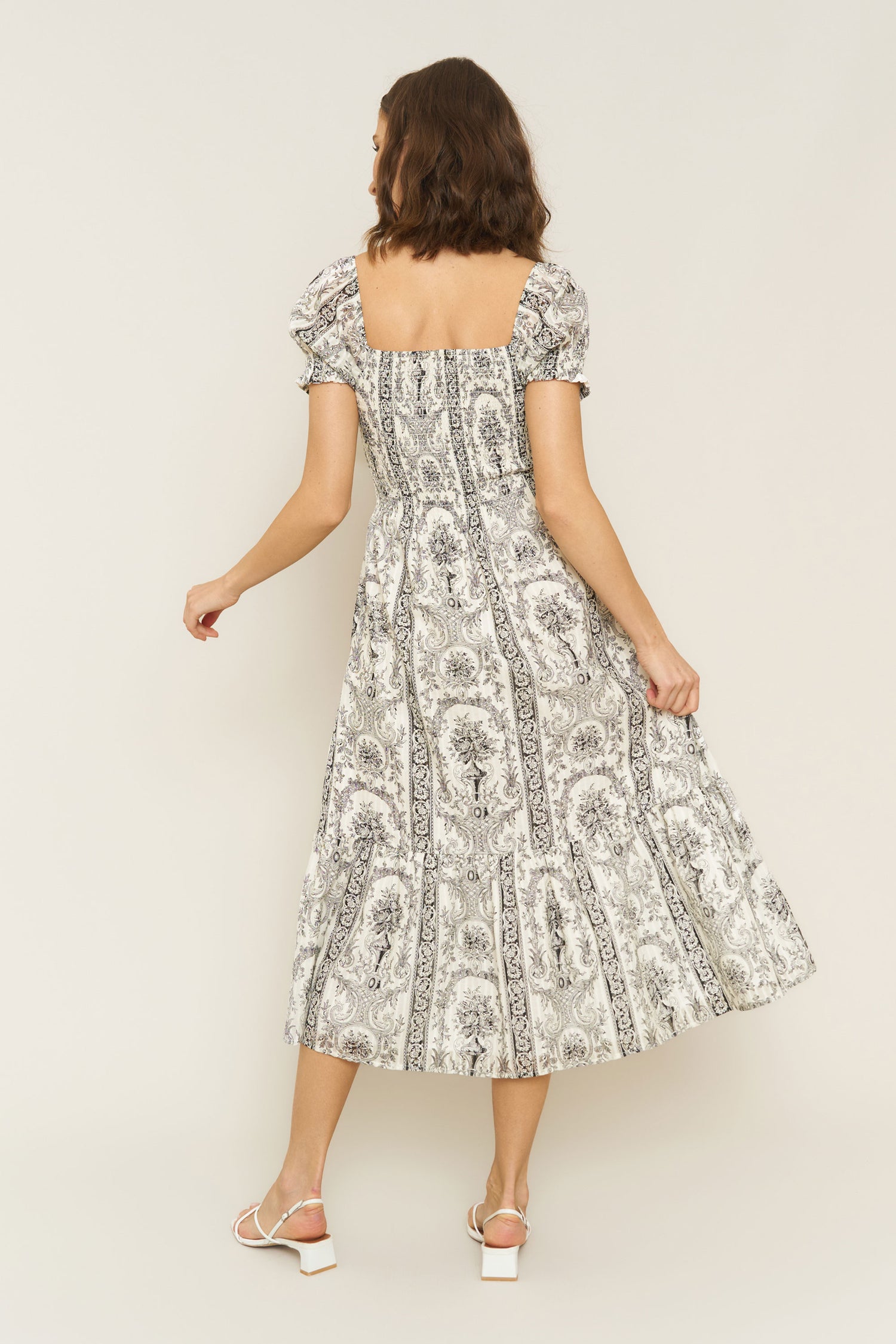 Harper Dress in Venetian Print